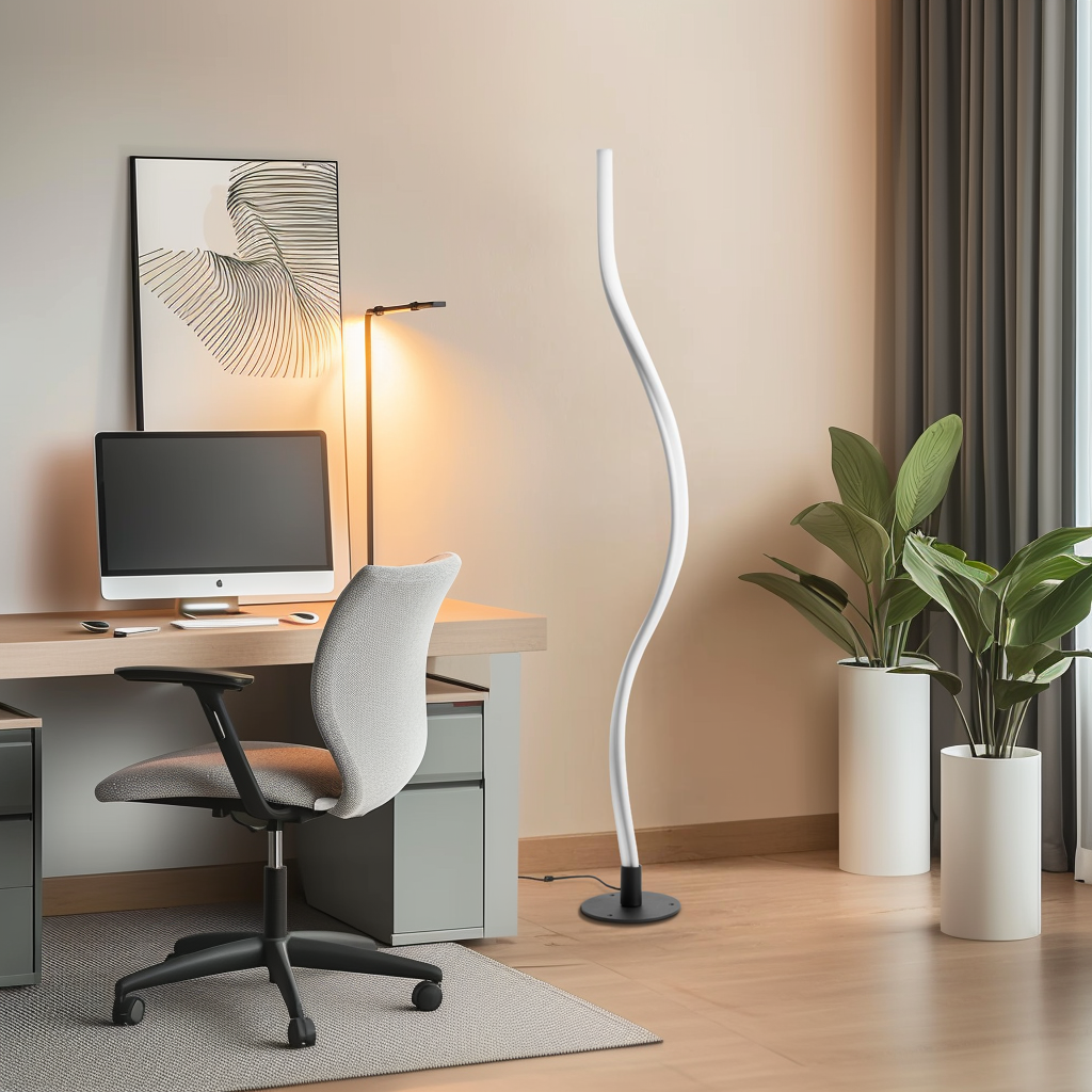 RGBW Bendable & Flexible Minimalist Floor Lamp-2