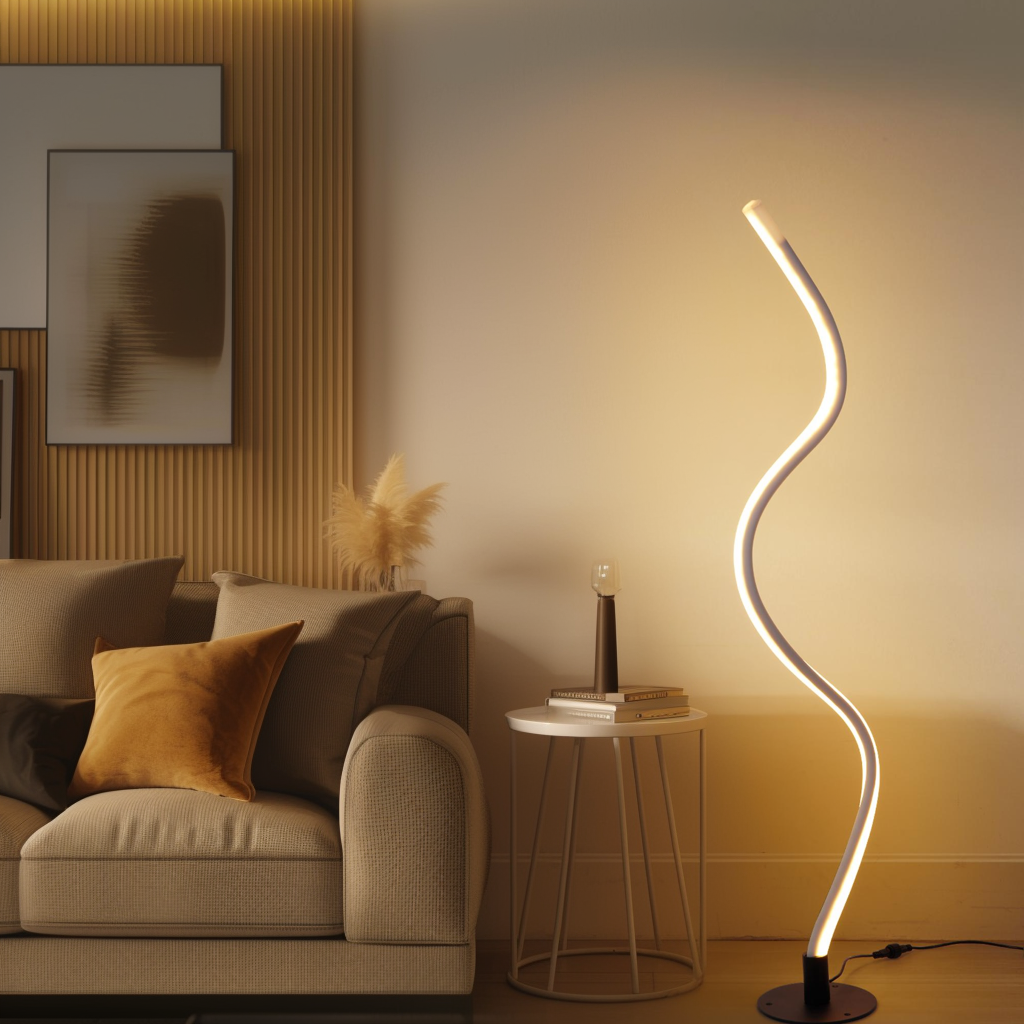 RGBW Bendable & Flexible Minimalist Floor Lamp-1